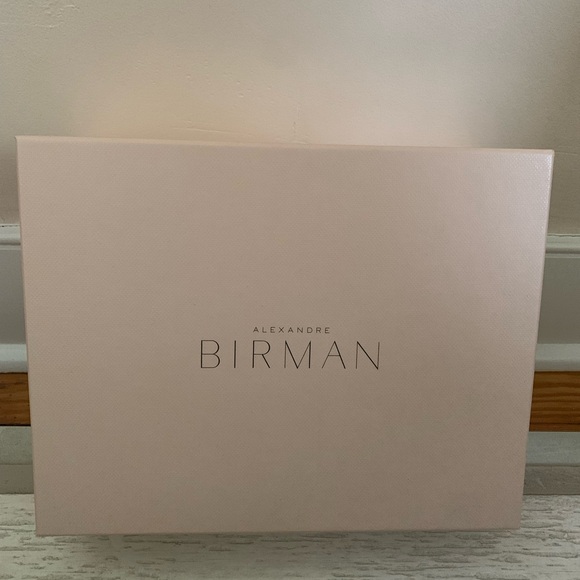 New In Box! Alexandre Birman Clarita 75 Flare Mettalic Silver Sandal 37.5 - Picture 12 of 15